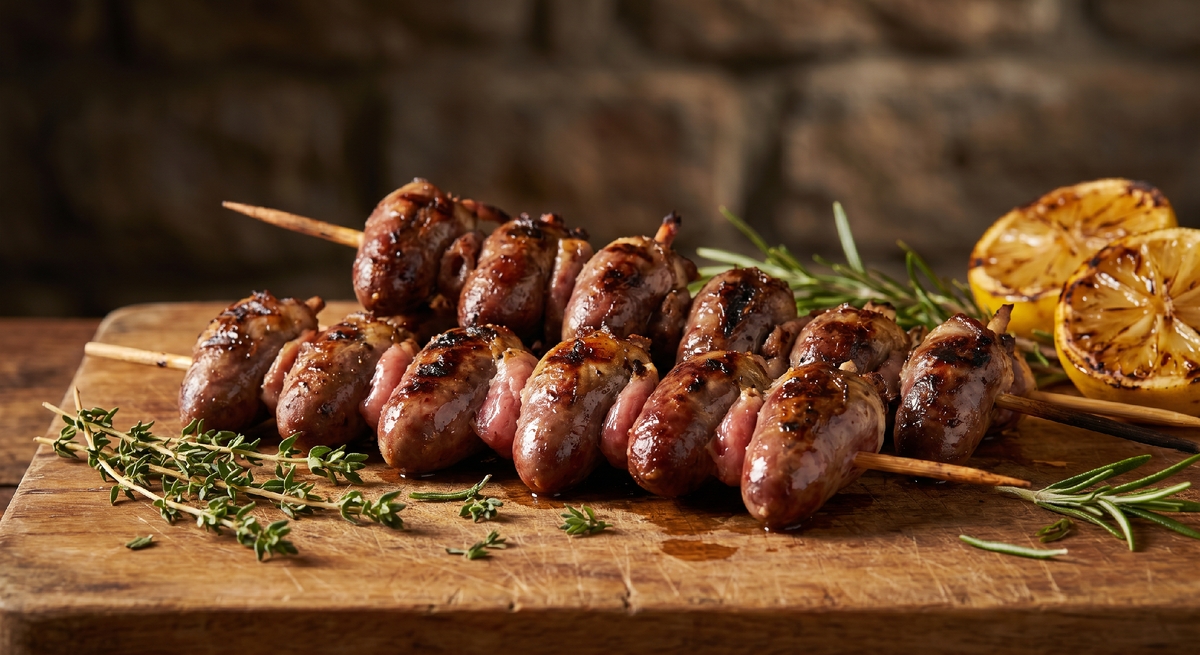 Куриные сердечки на шпажках — одна из лучших закусок которые можно сделать за копейки. 150 рублей за 500 грамм, 20 минут маринования, 10 минут на огне — и блюдо которое исчезает со стола первым