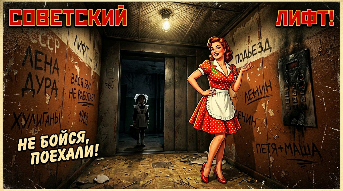 Советский лифт. Почему я, взрослая женщина, тряслась в лифте