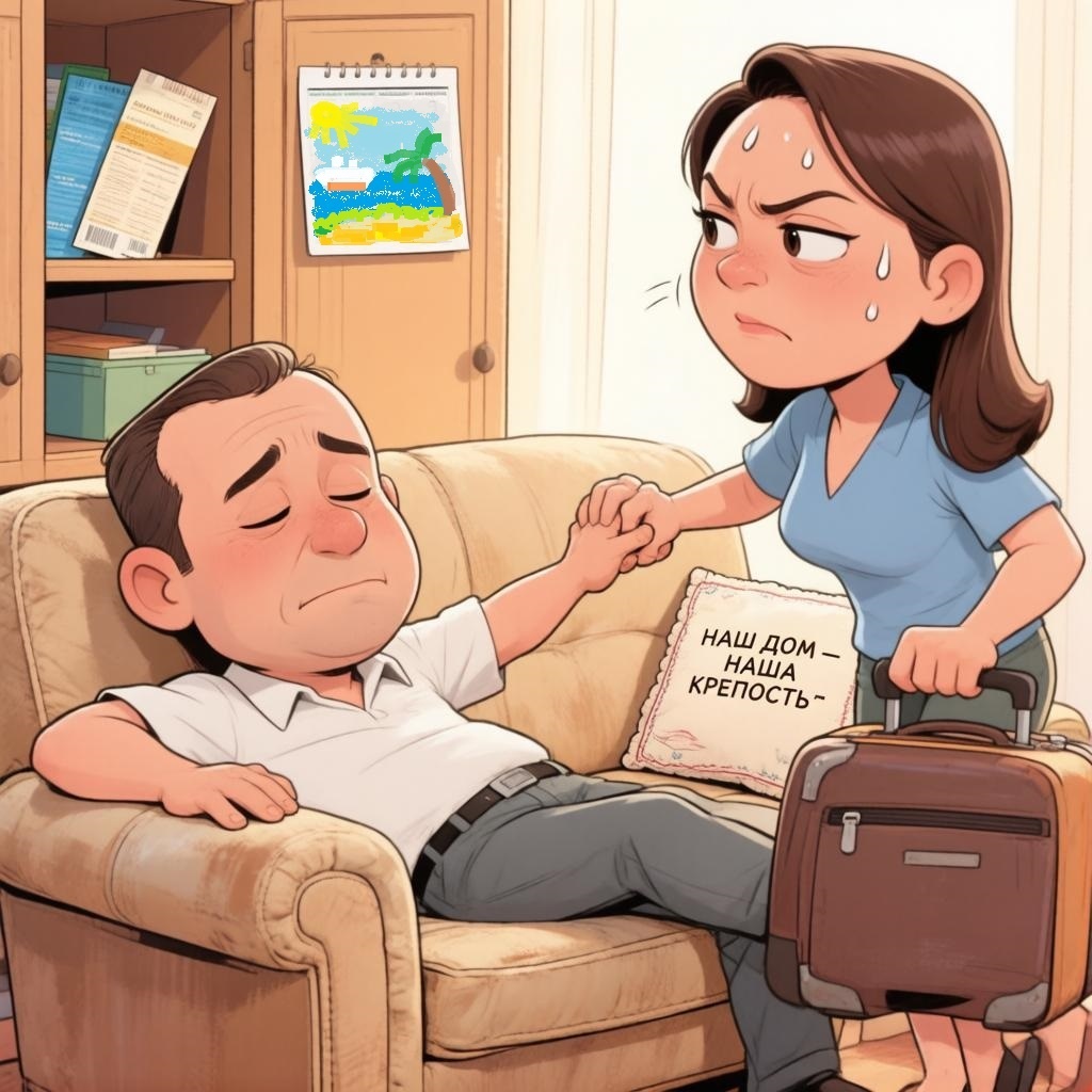 Жена-путешественница и муж-домосед