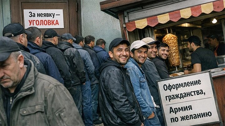 Бывшим мигрантам разрешили в армии не служить, а русским – уголовка за неявку в военкомат?