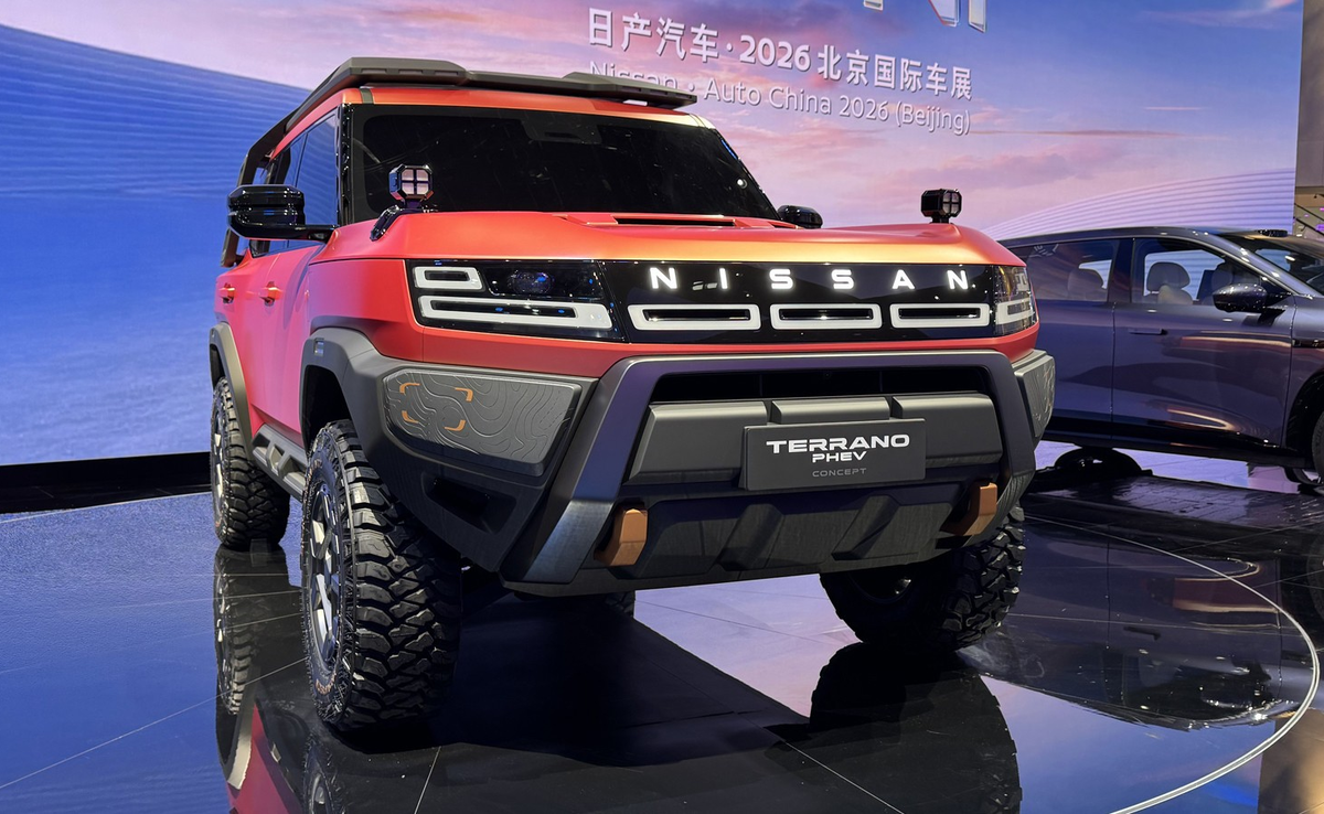 Презентация близкого к серийному производству концепта Nissan Terrano на Пекинском автосалоне Auto China 2026