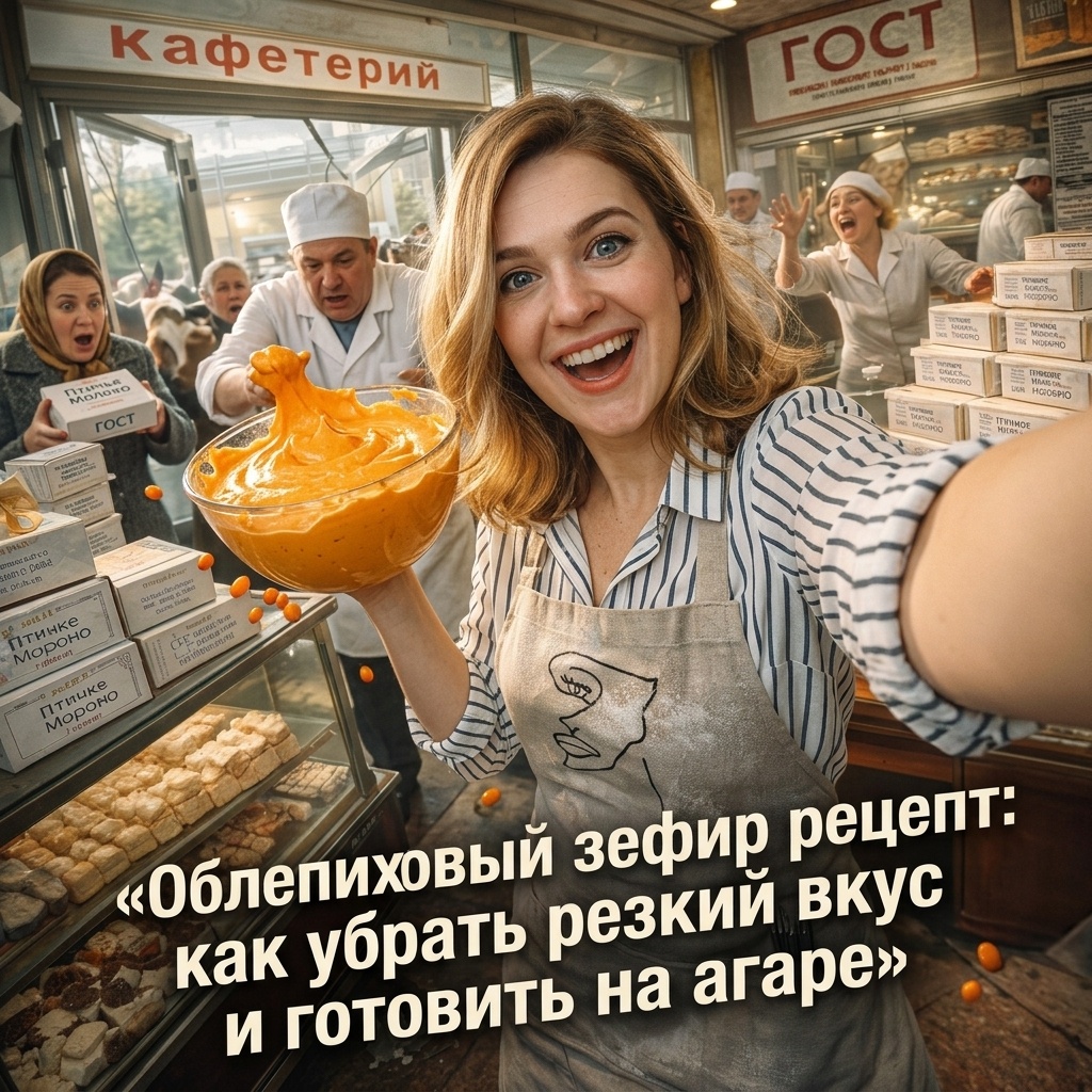    Рецепт нежного облепихового зефира с мягким вкусом admin