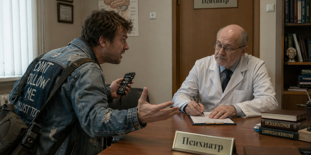 – Годится, – согласился Таракан. – Ведите к психиатру. И заголовок готов: «Промывка мозгов» – разворот о психиатрической службе клиники