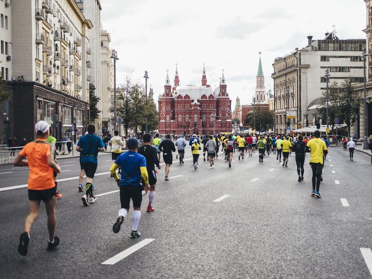    Участники Московского марафона | © Фото : Пресс-служба Бегового сообщества