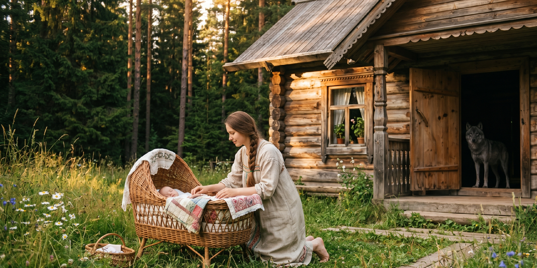 Вернувшись домой и увидев, что у колыбели ребенка сидит огромный лесной волк, мать чуть не лишилась чувств. А едва она заметила...