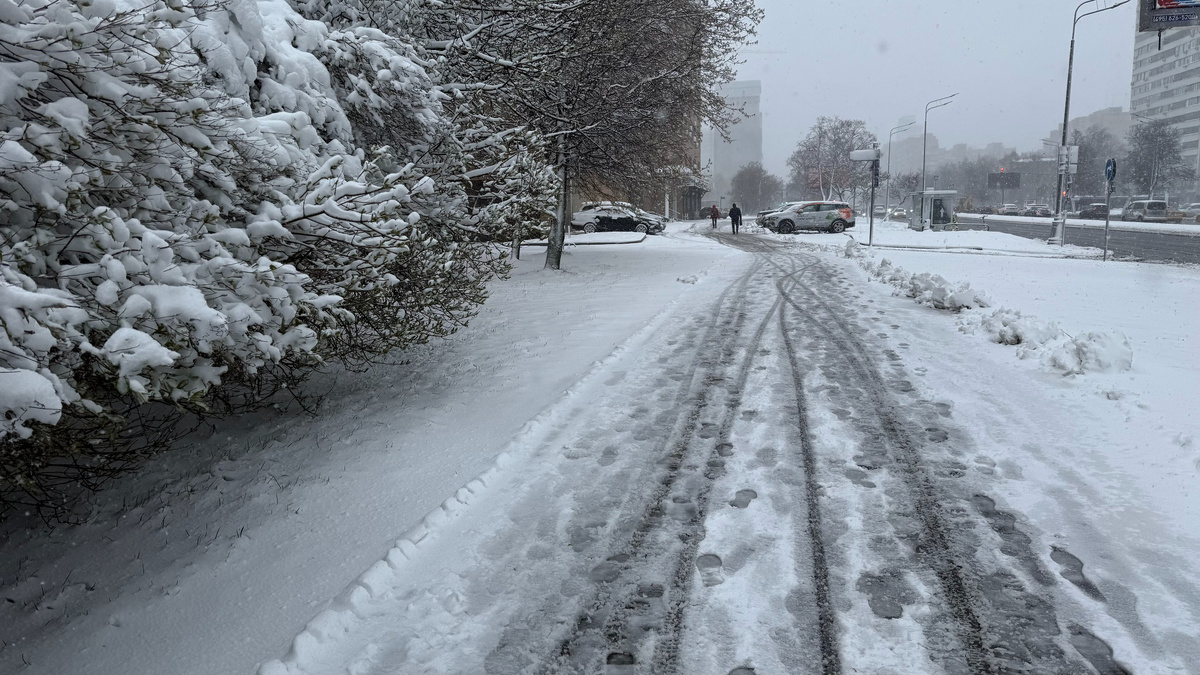 По дороге в офис сегодня 