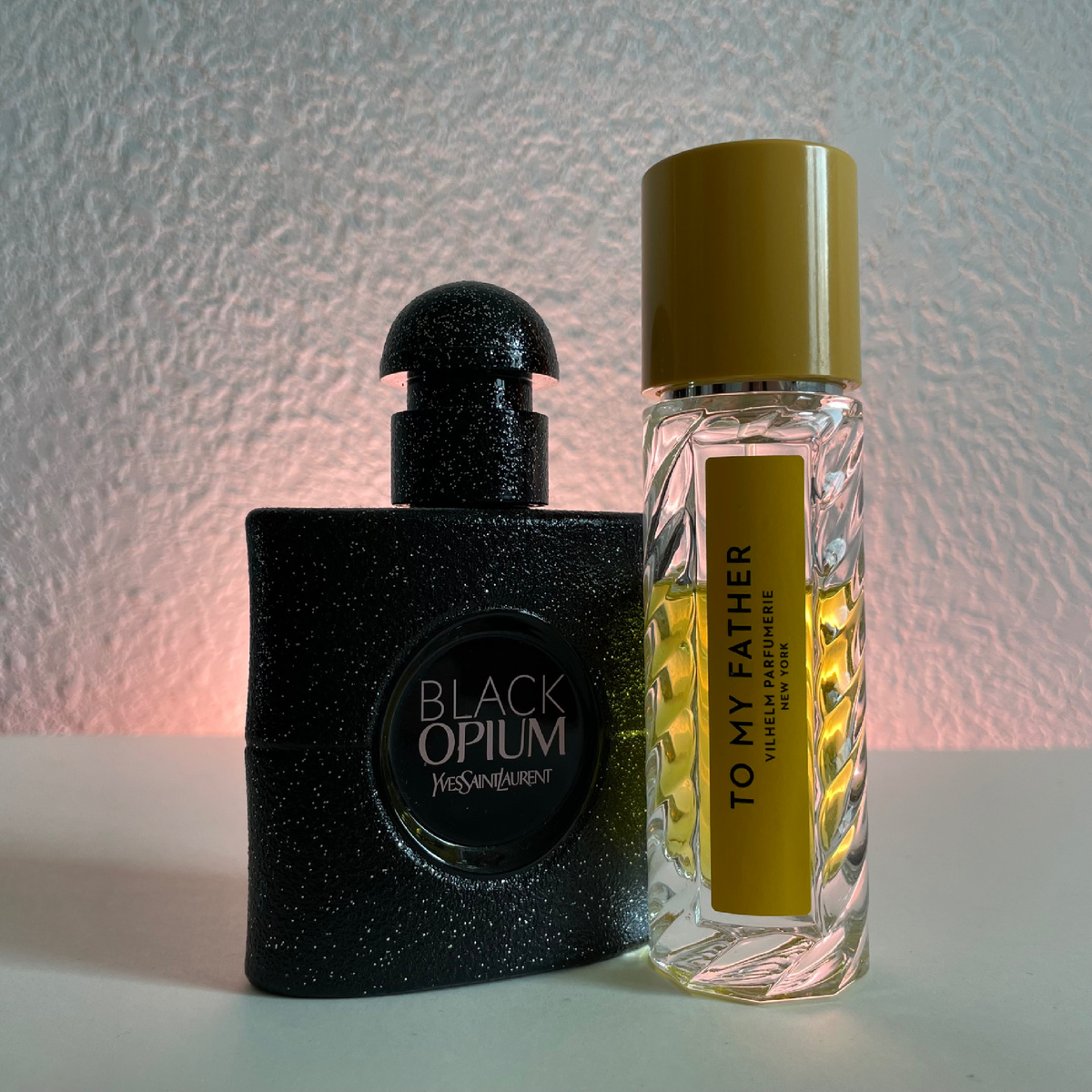 Vilhelm Parfumerie To My Father + Yves Saint Laurent Black Opium Extreme