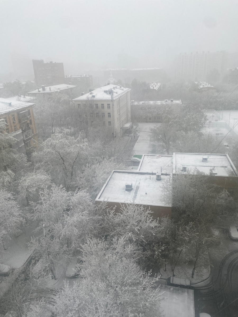27 апреля, снег❄️🌨️
