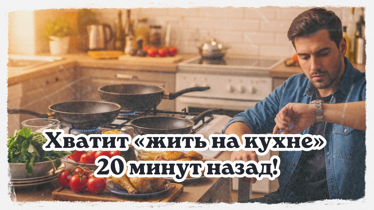 Ужин снова съел вечер. Знакомо? Пора менять правила.