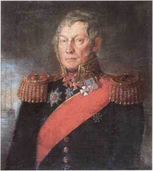 Контр-адмирал Иван Петрович Карцов. Копия с портрета кисти неизвестного художника 1826–1830 гг. (ЦВММ) В 1810–1818 гг. И.П. Карцов командовал Гвардейским экипажем, во главе которого совершил походы 1812–1814 гг.