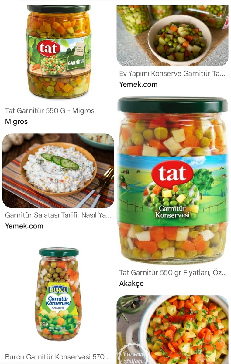 Гарнир (Garnitür) для салатов.