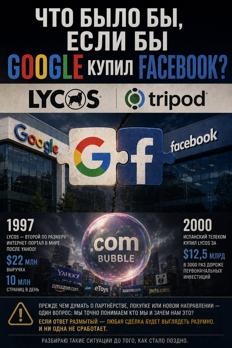 LYCOS: КАК КОМПАНИЯ СТОИВШАЯ $12 МЛРД ИСЧЕЗЛА ЗА 3 ГОДА