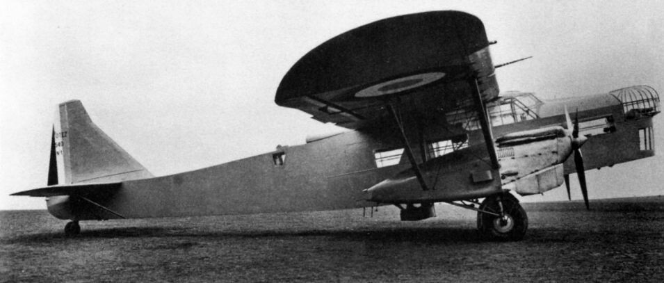 Первый прототип Potez 540-001 после внесения изменений