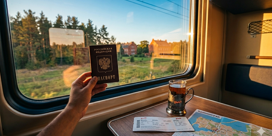 Как попасть в Калининград на поезде в 2026 году: Гайд по документам, границам и «хитрым» анкетам