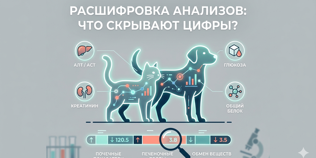 Что значат цифры в анализах вашего питомца? Краткая шпаргалка для владельца 🩺