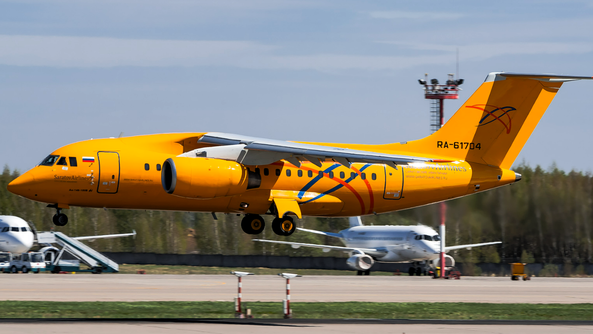 Ан-148-100В, самолёт, потерпевший крушение. 