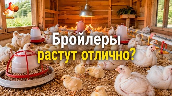 Бройлеры растут отлично – как это понять и контролировать? 🐔🐔🐔