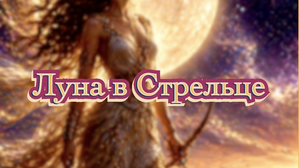 Луна в Стрельце: внутреннее пространство, которое стремится к расширению