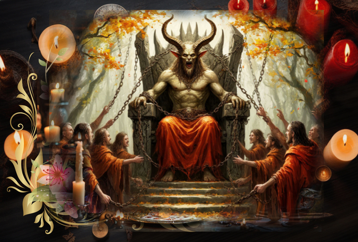 Дь.явол - материальное рабство - Таро для Тельцов