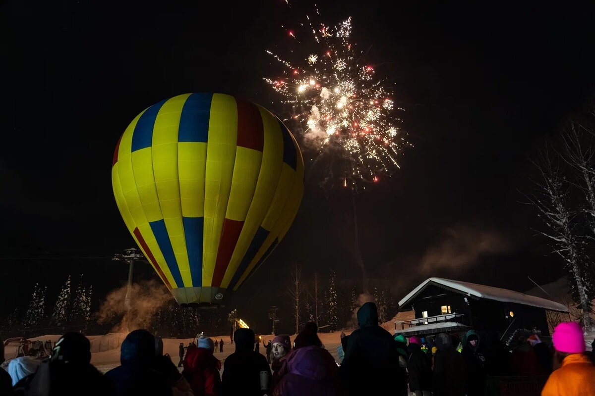 Новый год в Шерегеше на Секторе Е