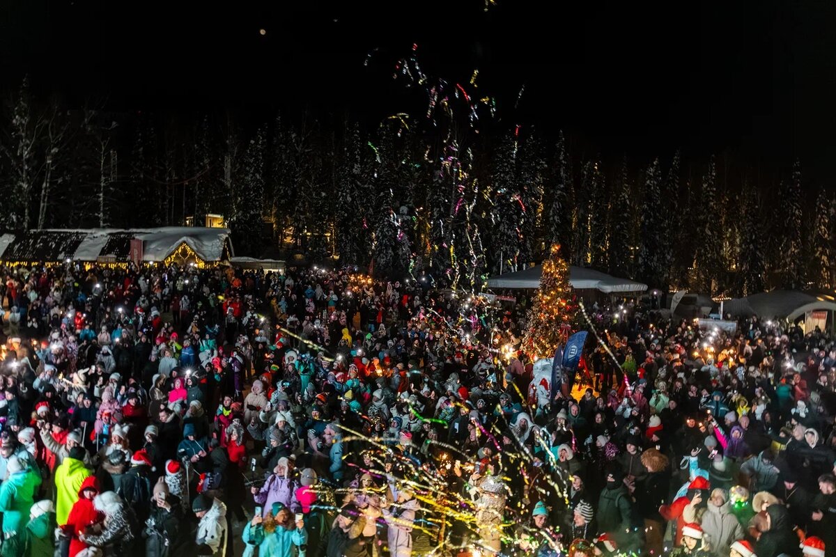 Новый год в Шерегеше на Секторе Е