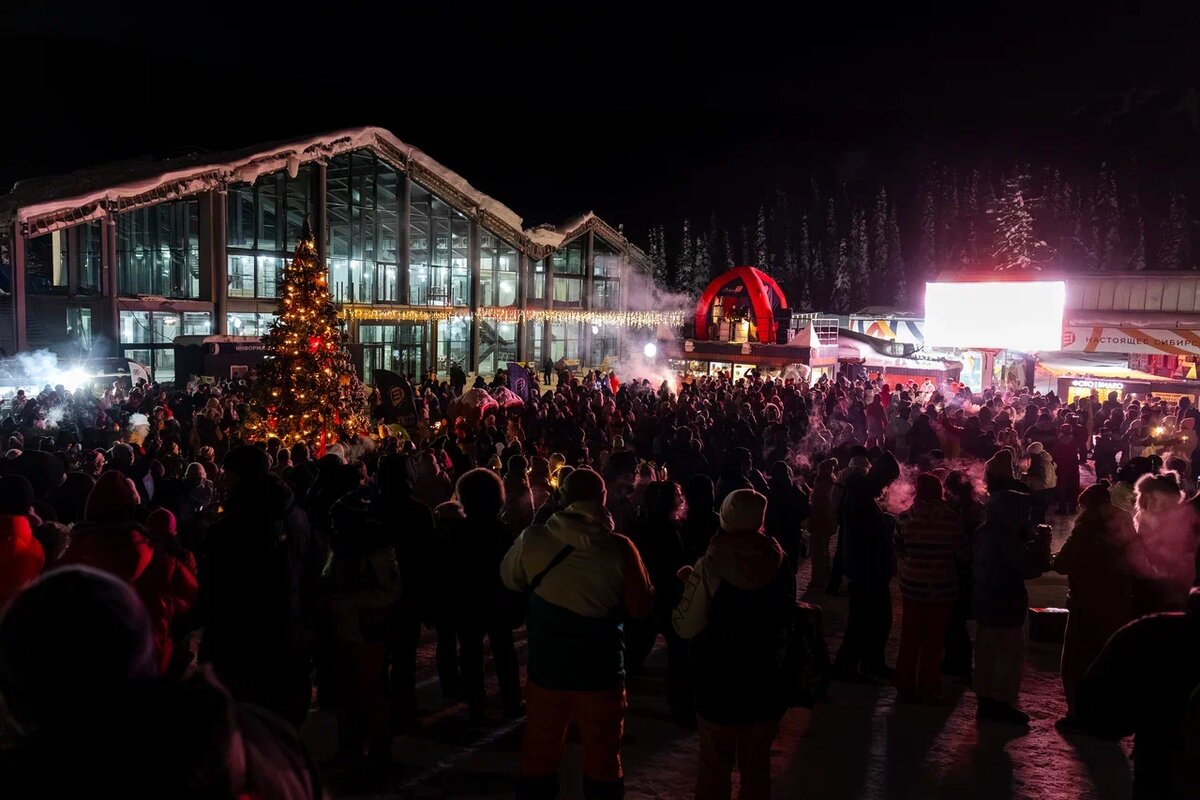 Новый год в Шерегеше на Секторе Е
