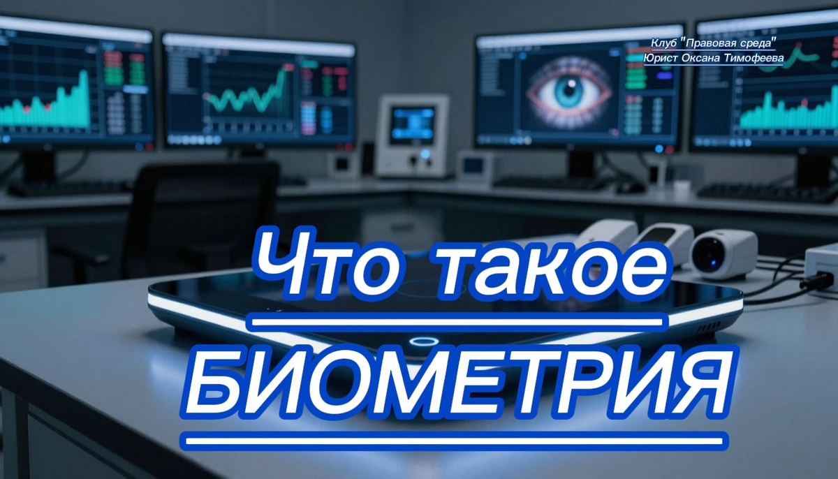 Что такое биометрия. Клуб "Правовая среда". Юрист Оксана Тимофеева