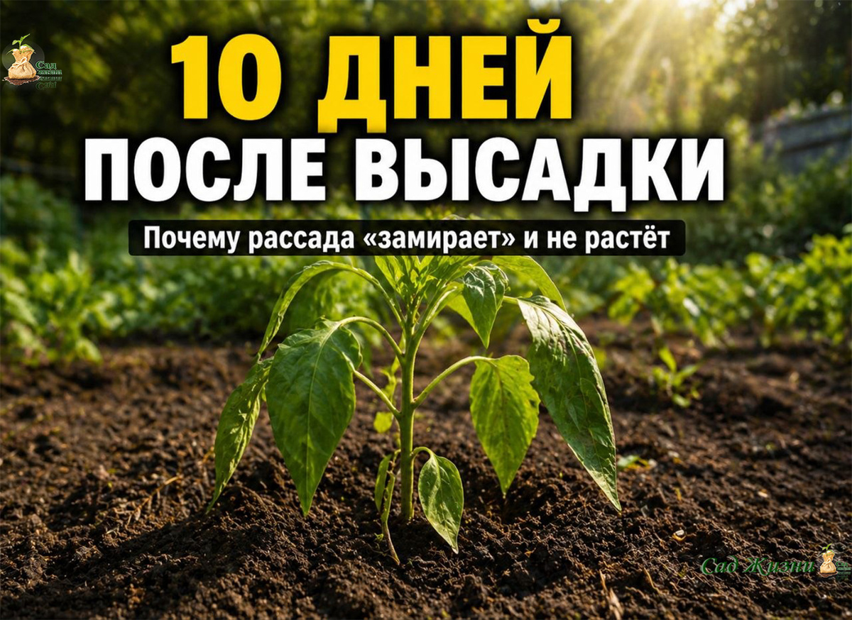 10 дней после высадки, которые решают судьбу рассады