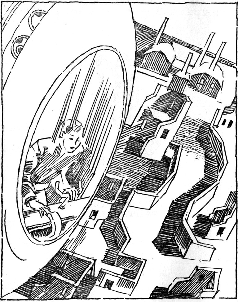 Н. Бражникова. Иллюстрация к роману Евгения Гуляковского "Сезон туманов". Изображение взято из открытых источников