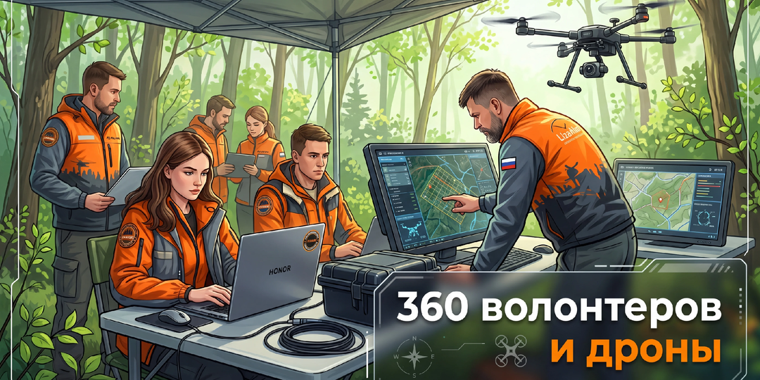 "ЛизаАлерт" провела весенние учения с участием 360 добровольцев из восьми регионов