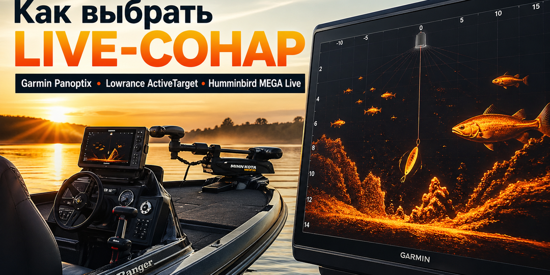 Как выбрать live-сонар для рыбалки: Garmin Panoptix, Lowrance ActiveTarget или Humminbird MEGA Live