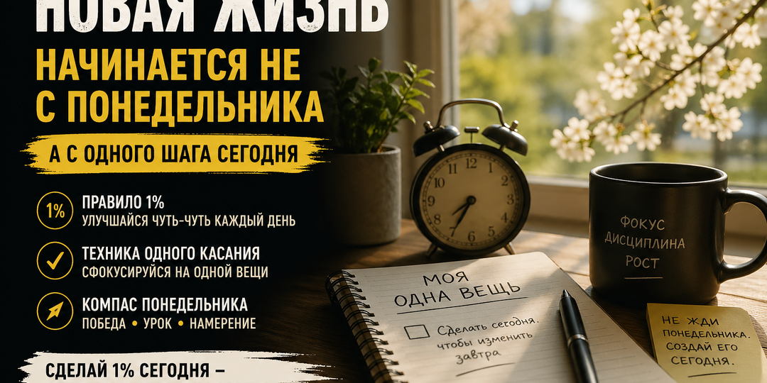 Правило понедельника 1%: Почему завтрашний вторник не имеет значения