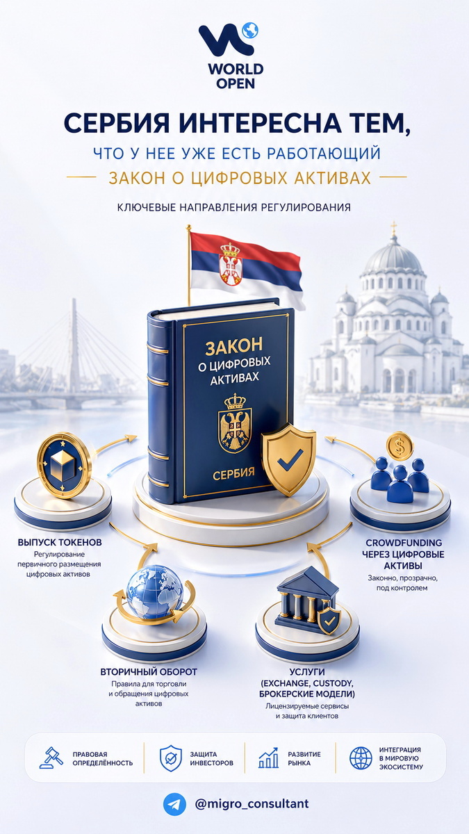 Сербия как юрисдикция для криптостарта — разбор по фактам