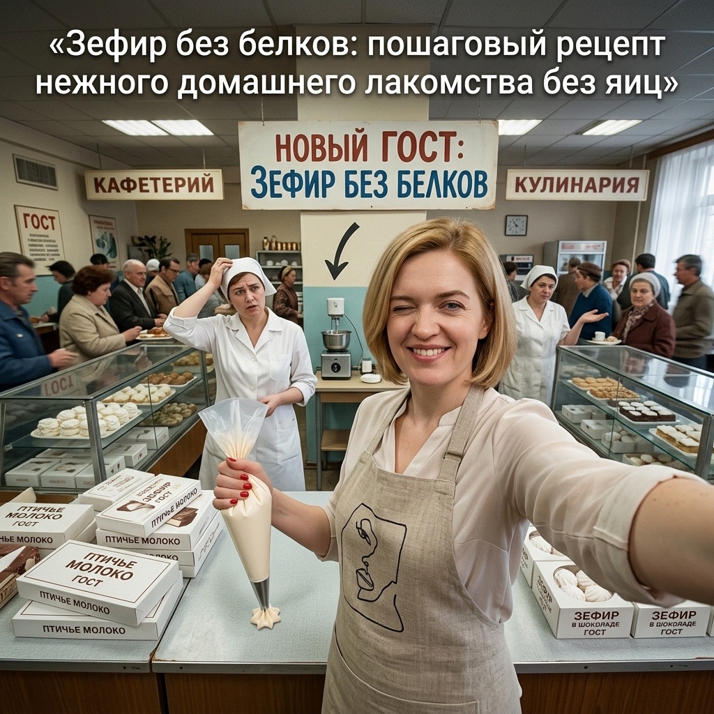    Пошаговый рецепт нежного домашнего зефира без белков admin