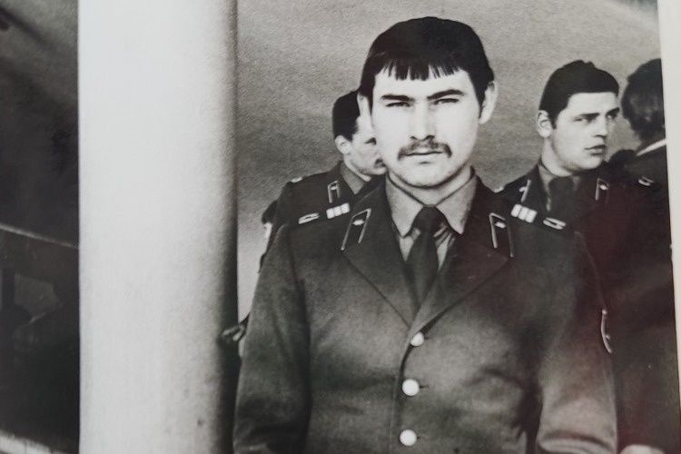 Сергей Суставов в годы армейской службы