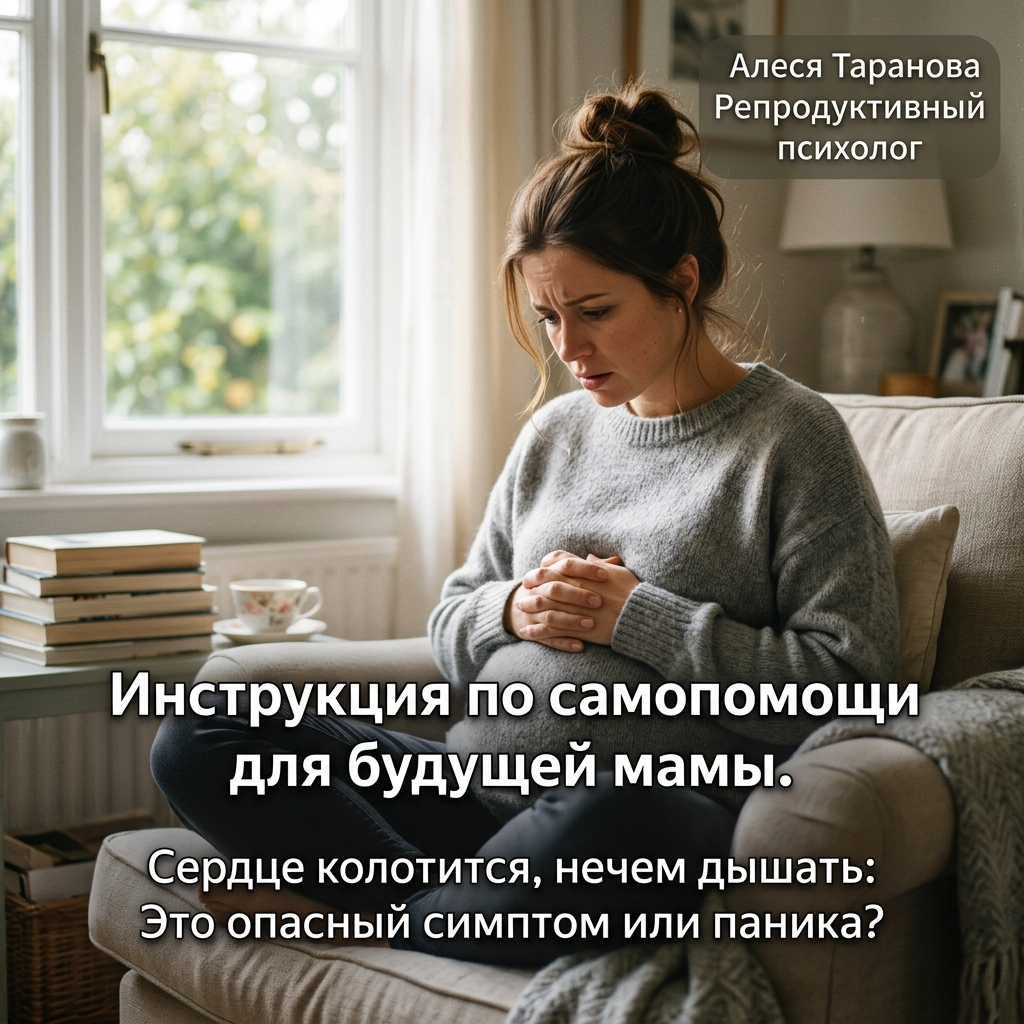 Сердце колотится, нечем дышать: инструкция по самопомощи для будущей мамы