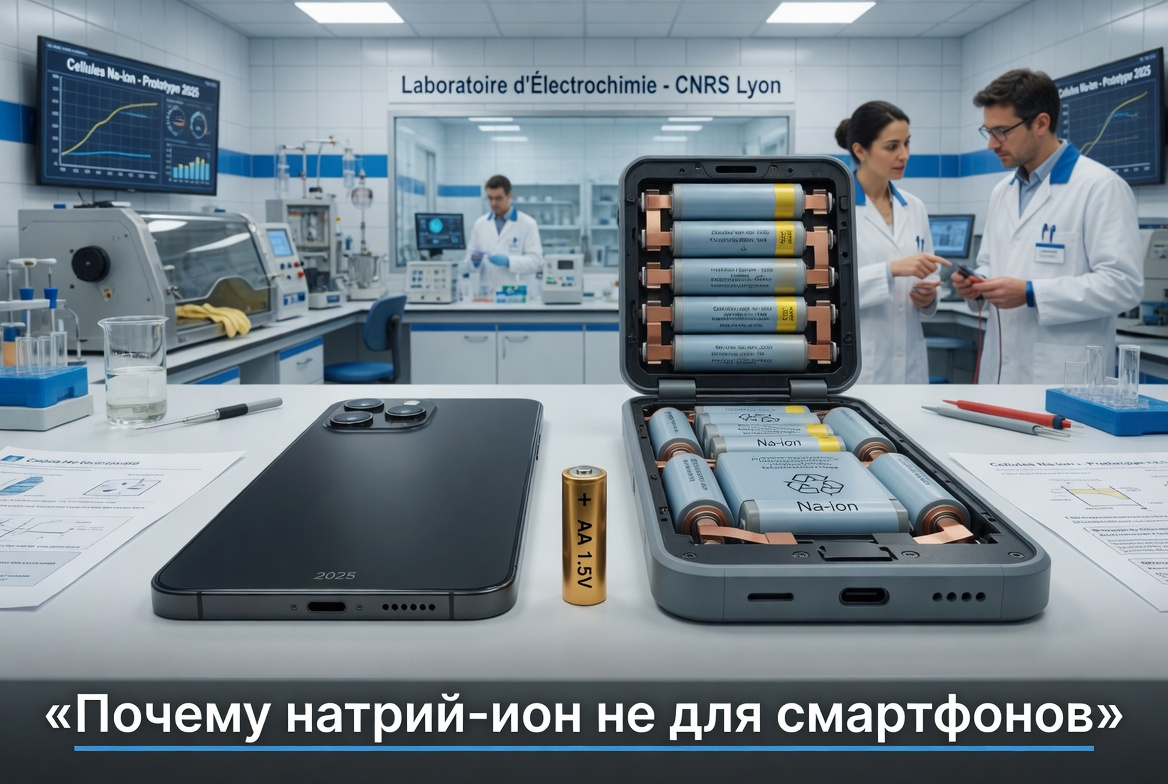 Натрий-ионные батареи — почему их не будет в смартфонах