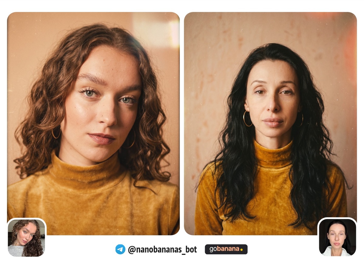 Ретро-портрет в стиле 70-х