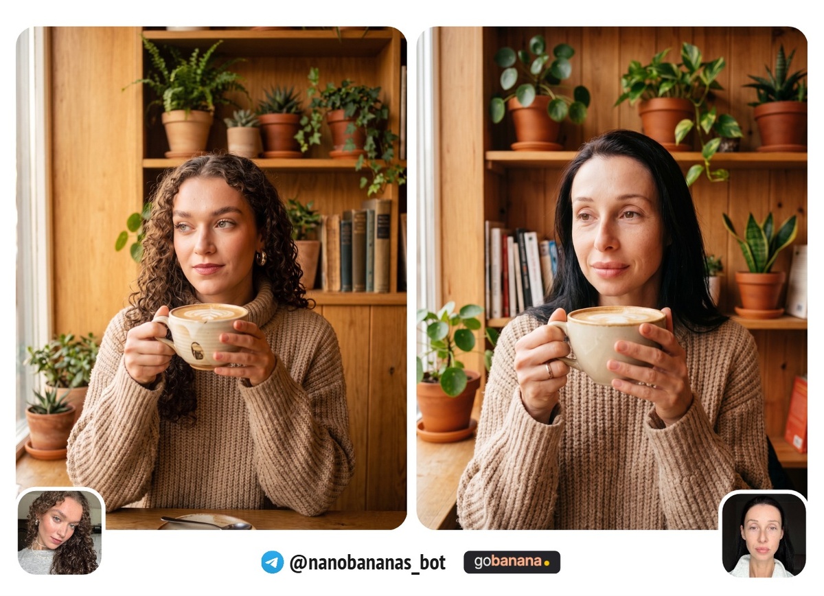 Обложка для lifestyle-блога — утро в кафе