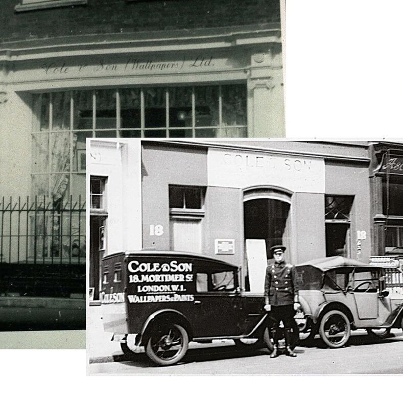Фабрика Cole&Son начало 1900-х