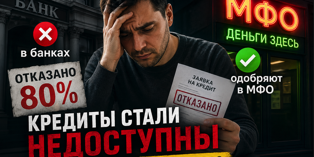 Банки массово отказывают в кредитах: что происходит с апреля 2026