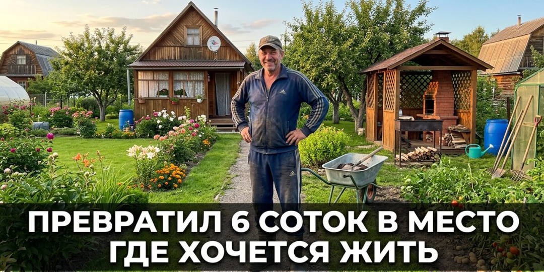 Дизайн дачного участка: превратил 6 соток в место где хочется жить