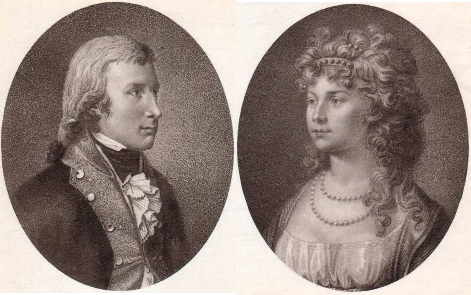 Портреты короля Фридриха-Вильгельма III Прусского и королевы Луизы. 1798. Иоганн Мено Хаас (1752-1833), по рисункам Генриха Плетца и Кристиана Хорнеманна