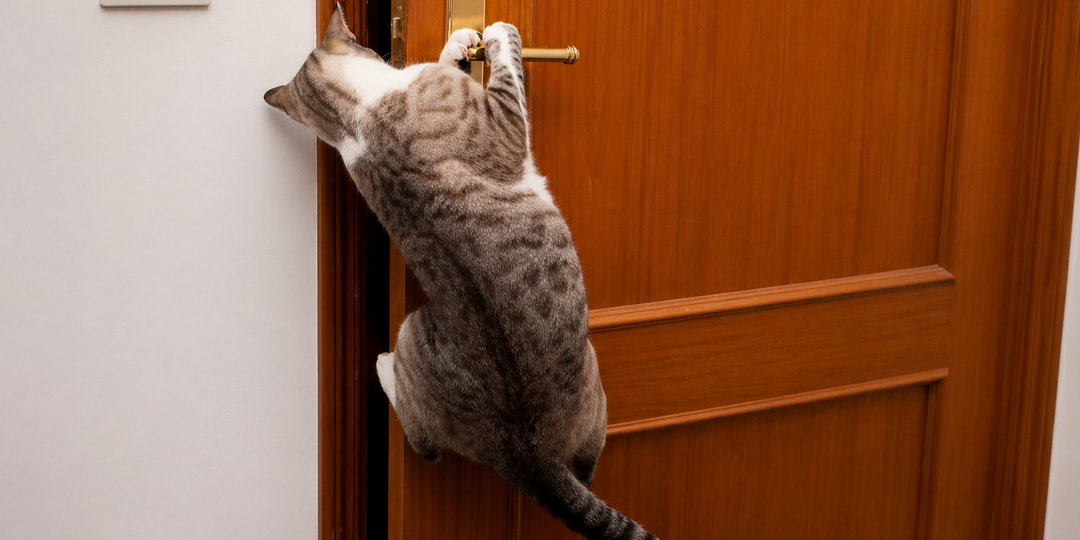 Кошка научилась открывать двери? Это не гениальность, а привычка, которую вы сами закрепили