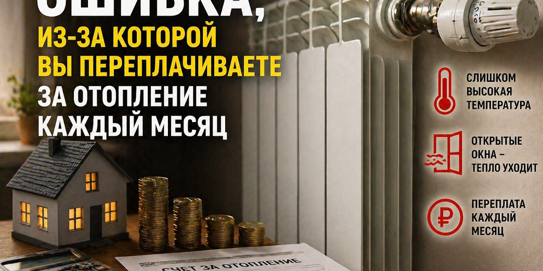 Ошибка, из-за которой вы переплачиваете за отопление частного дома каждый месяц