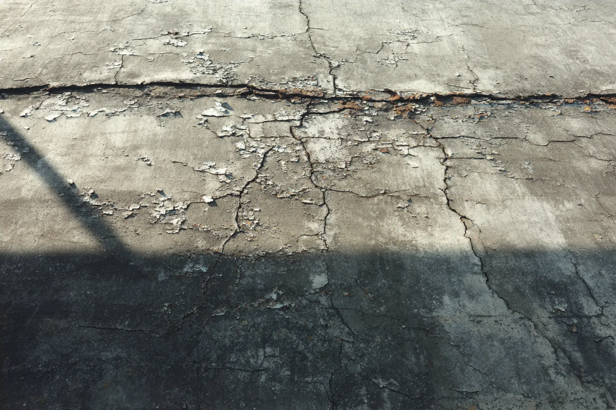 Трещины и вздутия на старой рубероидной кровле. Так бывает, когда материалу больше 5 лет.