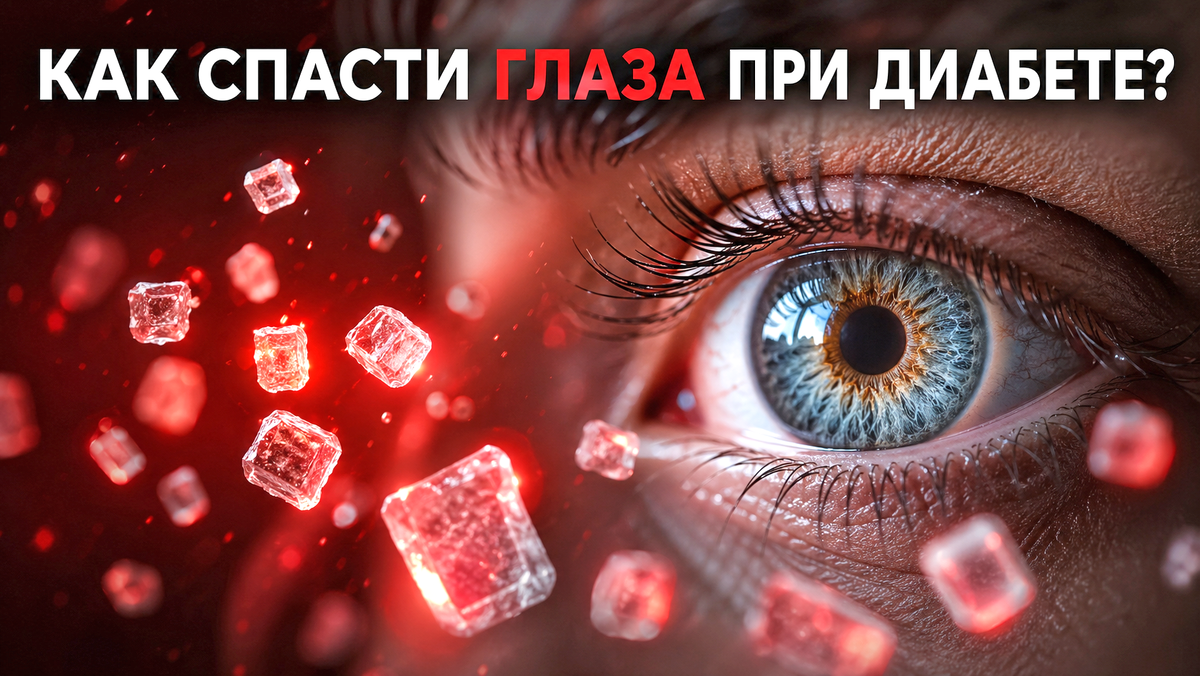 👁️Диабет и зрение: когда сахар бьёт по глазам. Почему сосуды сетчатки лопаются и как остановить диабетическую слепоту? Пошаговая инструкция