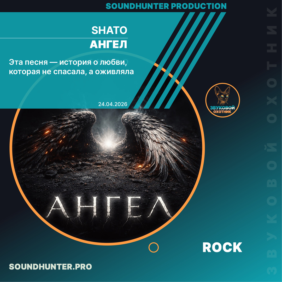 🖤 ВЫШЕЛ «АНГЕЛ» — пронзительная рок-история от SHATO