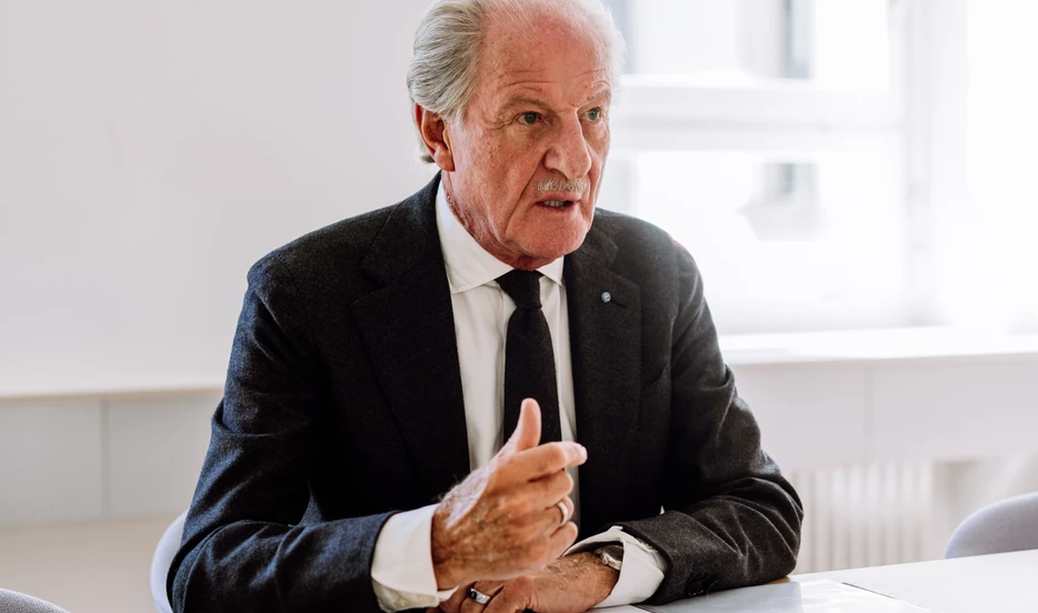 Раздражённый отставанием от графика реформ в Германии: индустриальный менеджер Вольфганг Райцле © Филипп фон Дитфурт