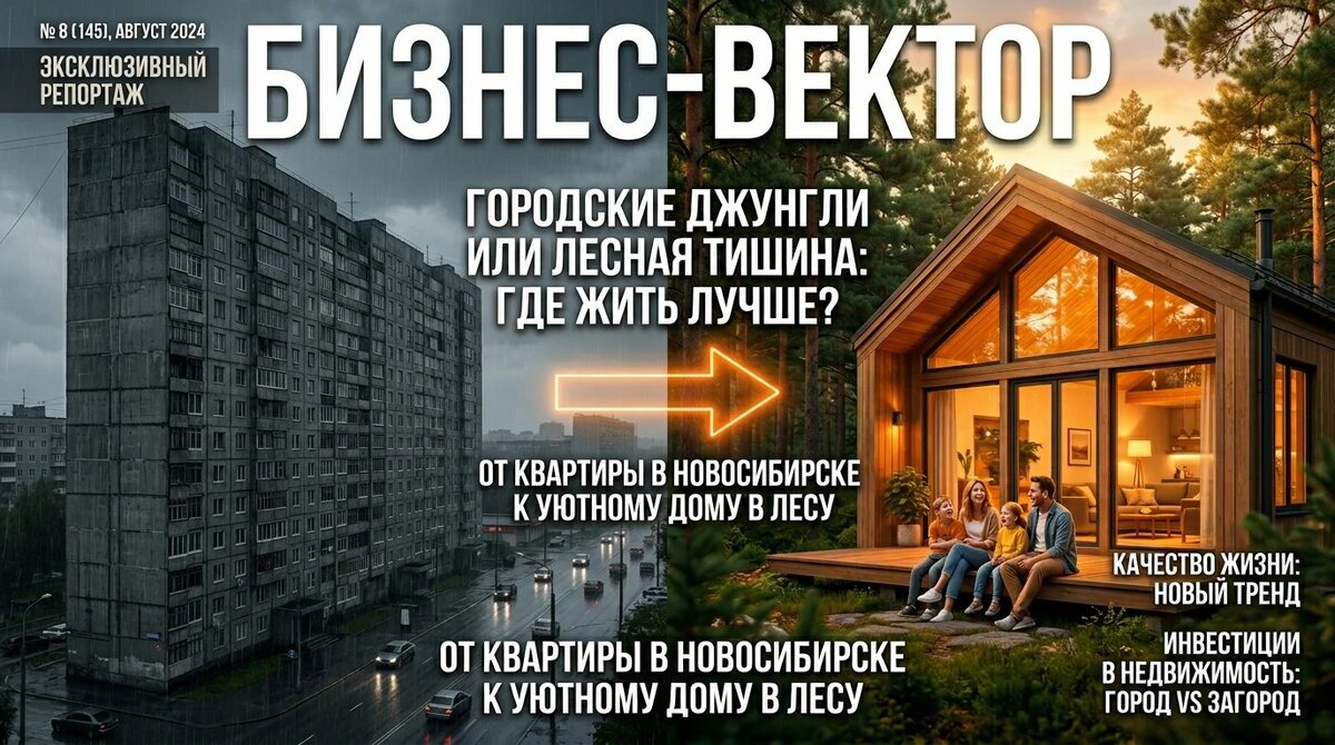 Продал квартиру и уехал за город